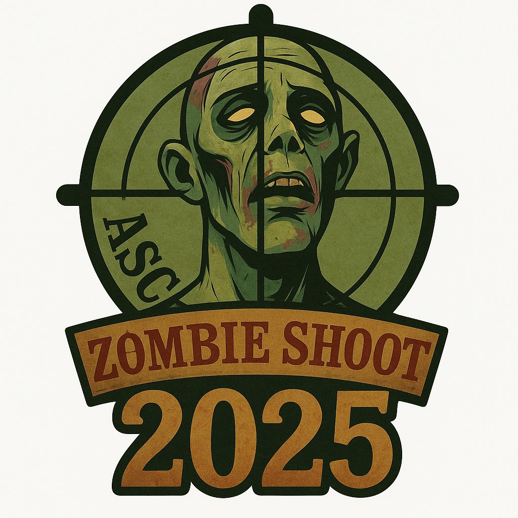 Zombie Shoot 2025 Throwback Logo